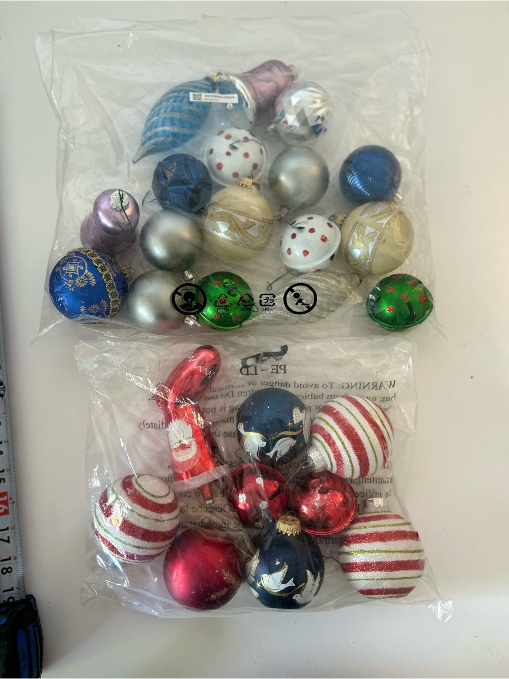 Christmas Ornament Balls Set